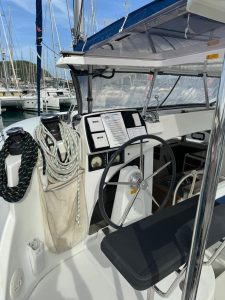 helm, Lagoon 380, catamaran for sale