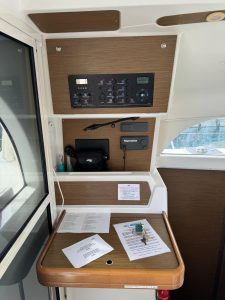 navigation station, Lagoon 380, catamaran for sale
