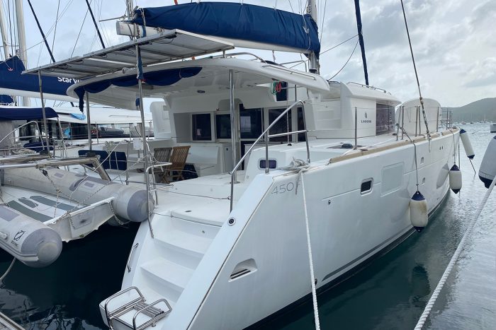 exterior, Lagoon 450, catamaran for sale