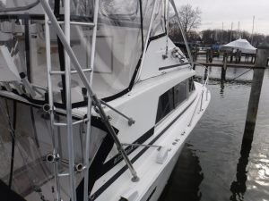exterior, Bertram 33, trawler for sale