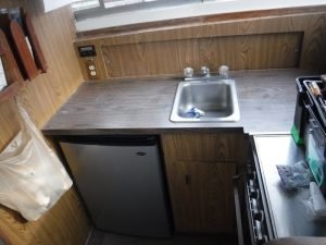 interior, Bertram 33, trawler for sale