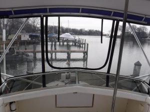 cockpit, Bertram 33, trawler for sale