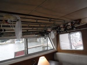 interior, Bertram 33, trawler for sale