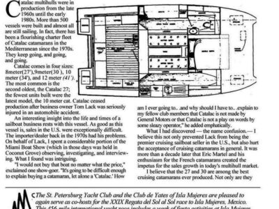 Charles Kanter’s Catalac 8M Catamaran Review