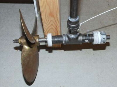 Propeller Drag Under Sail Test