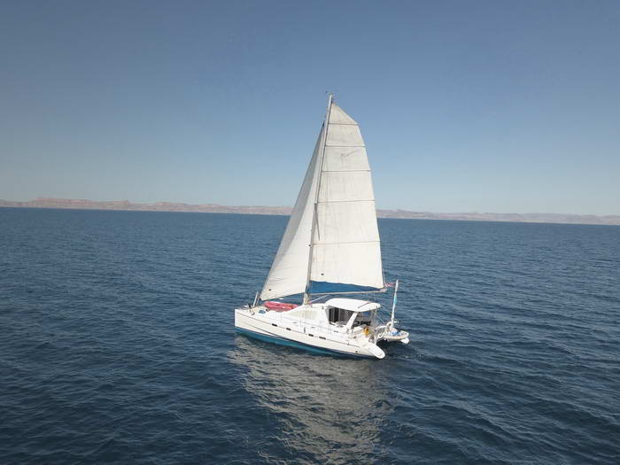 What are the parts of a catamaran called?