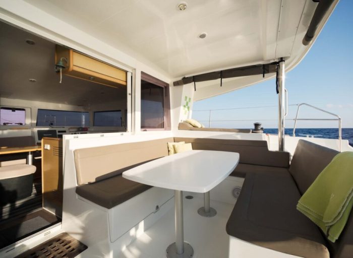 cockpit, Lagoon 400, catamaran for sale