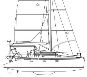 Manta 40 layout drawing 6