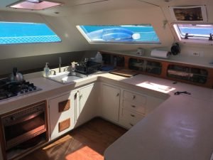 interior, Voyage 47 Mayotte, catamaran for sale
