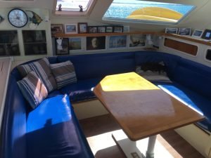 salon, Voyage 47 Mayotte, catamaran for sale