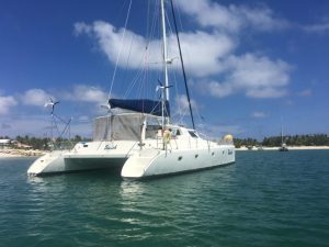 exterior, Voyage 47 Mayotte, catamaran for sale