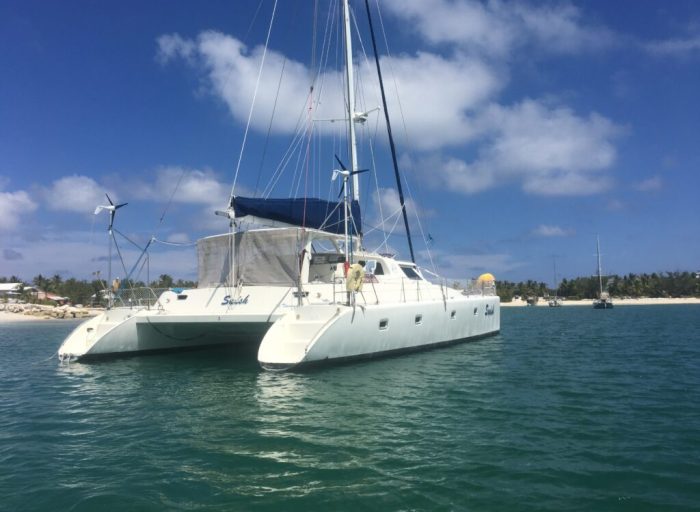 exterior, Voyage 47 Mayotte, catamaran for sale