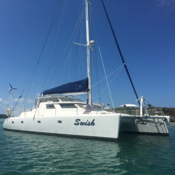 exterior, Voyage 47 Mayotte, catamaran for sale