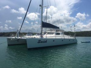 exterior, Voyage 47 Mayotte, catamaran for sale