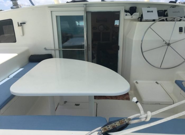 helm, Voyage 47 Mayotte, catamaran for sale