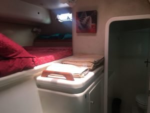 bed, Voyage 47 Mayotte, catamaran for sale