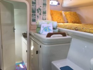 bed, Voyage 47 Mayotte, catamaran for sale