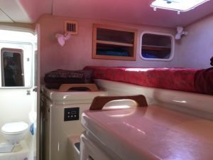 bed, Voyage 47 Mayotte, catamaran for sale