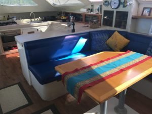 bed, Voyage 47 Mayotte, catamaran for sale