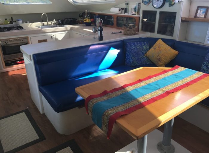 bed, Voyage 47 Mayotte, catamaran for sale