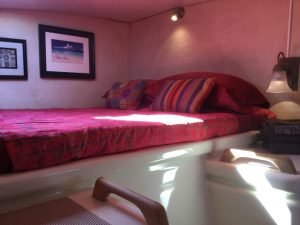 bed, Voyage 47 Mayotte, catamaran for sale