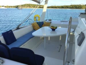 cockpit, Voyage 47 Mayotte, catamaran for sale