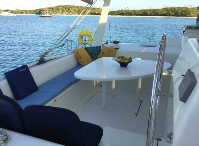 cockpit, Voyage 47 Mayotte, catamaran for sale