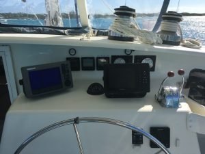 helm, Voyage 47 Mayotte, catamaran for sale