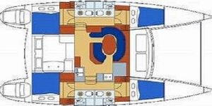 Lagoon 410 layout drawing 4