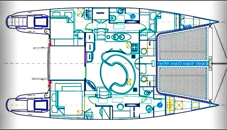 Dolphin 460 layout drawing 2