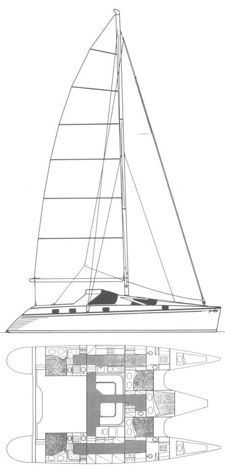Privilege 482, catamaran for sale