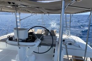 helm, Lagoon 52F, catamaran for sale