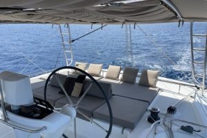 cockpit, Lagoon 52F, catamaran for sale