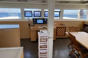 navigation station, Lagoon 52F, catamaran for sale
