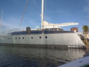 exterior, Moxie 61, catamaran for sale