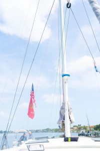 deck, Moxie 61, catamaran for sale