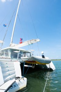 exterior, Moxie 61, catamaran for sale
