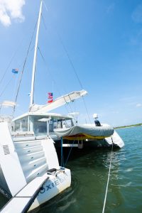 exterior, Moxie 61, catamaran for sale