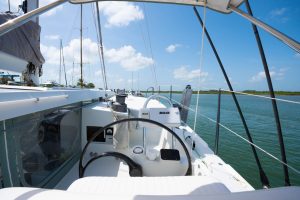 cockpit, Moxie 61, catamaran for sale