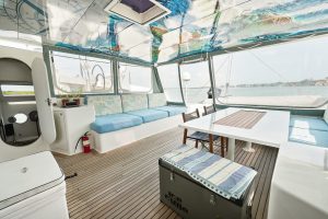 cockpit, Moxie 61, catamaran for sale
