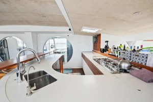 interior, Moxie 61, catamaran for sale