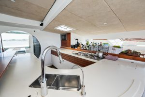 interior, Moxie 61, catamaran for sale