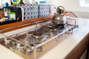 interior, Moxie 61, catamaran for sale