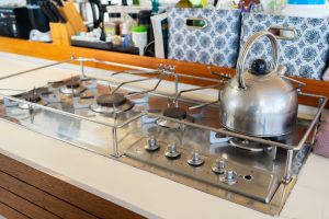 interior, Moxie 61, catamaran for sale