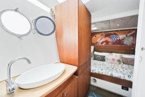 interior, Moxie 61, catamaran for sale