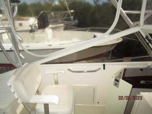 cockpit, Carolina Classic, trawler for sale