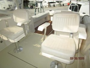 cockpit, Carolina Classic, trawler for sale