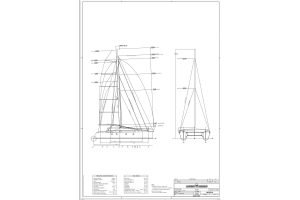 diagram, Moxie 61, catamaran for sale