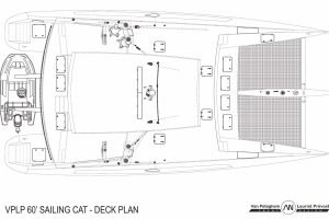 diagram, Moxie 61, catamaran for sale
