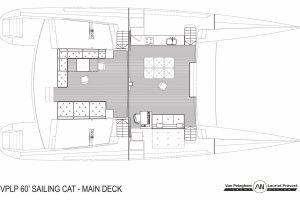 diagram, Moxie 61, catamaran for sale